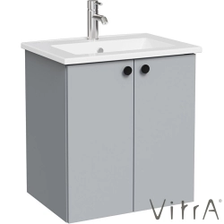 Vitra - Vitra Shift T20 Kapaklı Lavabo Dolabı, 60 cm, Kül Grisi (Klasik Lavabo Dahil) - 81011