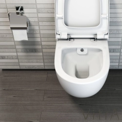 Vitra - Vitra Sento Klozet Kapağı, Yavaş Kapanır