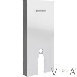 VitrA - VitrA Vitrus Duvara Tam Dayalı Klozet İçin Cam Rezervuar (3/6 L), Beyaz