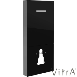 VitrA - VitrA Vitrus Asma Klozet İçin Cam Rezervuar (3/6 L), Siyah