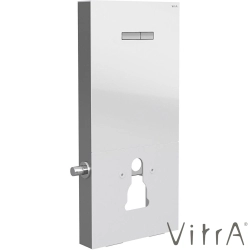 VitrA - VitrA Vitrus Asma Klozet İçin Cam Rezervuar, Stop Valfli (3/6 L), Beyaz