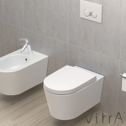 Vitra - Vitra Mondo-Nest Klozet Kapağı, Yavaş Kapanır