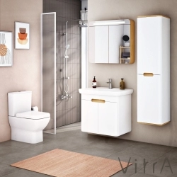 Vitra - Vitra Shift Klozet Kapağı, Yavaş Kapanır