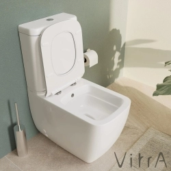 Vitra - Vitra S25 SmoothFlush Kanalsız Duvara Tam Dayalı Klozet Rezervuar Seti