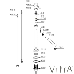 Vitra - Vitra Origin Yüksek Tip Lavabo Bataryası, Mat Siyah