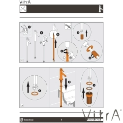Vitra - Vitra Origin Yüksek Tip Lavabo Bataryası, Mat Siyah