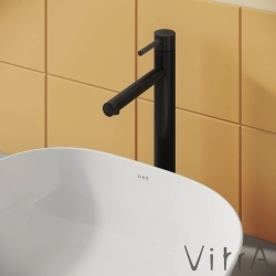 Vitra - Vitra Origin Tezgah Üstü Lavabo Bataryası, Mat Siyah