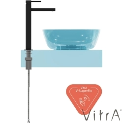 Vitra - Vitra Origin Tezgah Üstü Lavabo Bataryası, Mat Siyah