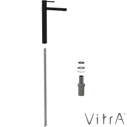 Vitra - Vitra Origin Tezgah Üstü Lavabo Bataryası, Mat Siyah