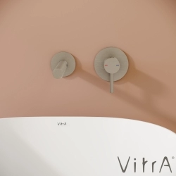 Vitra - Vitra Origin Ankastre Lavabo Bataryası, Fırçalı Nikel (Sıva Üstü Grubu)