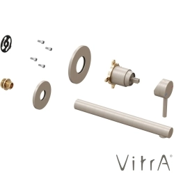 Vitra - Vitra Origin Ankastre Lavabo Bataryası, Fırçalı Nikel (Sıva Üstü Grubu)