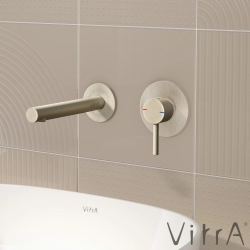 Vitra - Vitra Origin Ankastre Lavabo Bataryası, Fırçalı Nikel (Sıva Üstü Grubu)