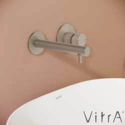 Vitra - Vitra Origin Ankastre Lavabo Bataryası, Fırçalı Nikel (Sıva Üstü Grubu)