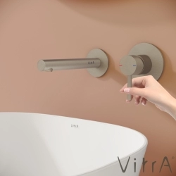Vitra - Vitra Origin Ankastre Lavabo Bataryası, Fırçalı Nikel (Sıva Üstü Grubu)