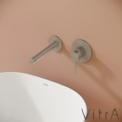 Vitra - Vitra Origin Ankastre Lavabo Bataryası, Fırçalı Nikel (Sıva Üstü Grubu)