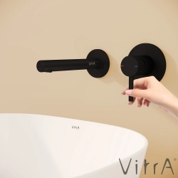 Vitra - Vitra Origin Ankastre Lavabo Bataryası, Mat Siyah (Sıva Üstü Grubu)