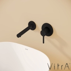 Vitra - Vitra Origin Ankastre Lavabo Bataryası, Mat Siyah (Sıva Üstü Grubu)