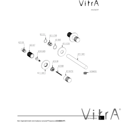 Vitra - Vitra Origin Ankastre Lavabo Bataryası (Sıva Üstü Grubu)