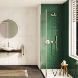 Vitra - Vitra Origin Ankastre Banyo Bataryası, Fırçalı Nikel (Sıva Üstü Grubu)