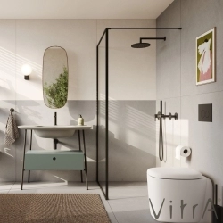 Vitra - Vitra Origin Ankastre Duş Bataryası, Mat Siyah (Sıva Üstü Grubu)