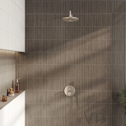 Vitra - Vitra Origin Termostatik Ankastre Duş Bataryası (Sıva Üstü Grubu,V-Box), Fırçalı Nikel