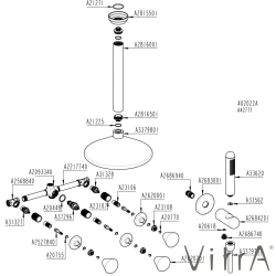 Vitra - Vitra Liquid Ankastre Duş Seti