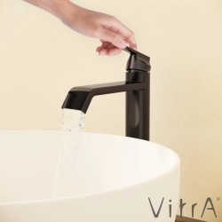 Vitra - Vitra Suit Yüksek Lavabo Bataryası, Parlak Siyah