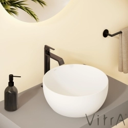 Vitra - Vitra Suit Yüksek Lavabo Bataryası, Parlak Siyah