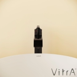 Vitra - Vitra Suit Yüksek Lavabo Bataryası, Parlak Siyah