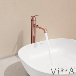 Vitra - Vitra Origin Classic Tezgah Üstü Lavabo Bataryası, Soft Bakır