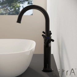 Vitra - Vitra Origin Classic Tezgah Üstü Lavabo Bataryası (Çift Kumandalı) Mat Siyah