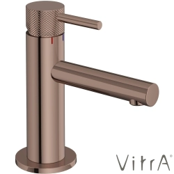 Vitra - VitrA Origin Aura Lavabo Bataryası, Kısa, Soft Bakır