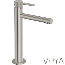 Vitra - VitrA Origin Aura Yüksek Tip Lavabo Bataryası, Fırçalı Nikel