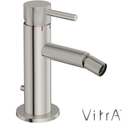 Vitra - VitrA Origin Aura Bide Bataryası, Sifon Kumandalı, Fırçalı Nikel