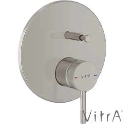 Vitra - VitrA Origin Aura Ankastre Banyo Bataryası (M-Box) Fırçalı Nikel