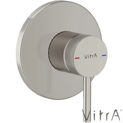 Vitra - VitrA Origin Aura Ankastre Duş Bataryası, Fırçalı Nikel (Sıva Üstü Grubu)