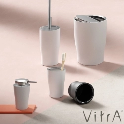 Vitra - Vitra Eternity Diş Fırçalığı, Beyaz-Krom