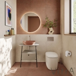 Vitra - Vitra Origin Tuvalet Kağıtlığı (Kapaksız), Fırçalı Nikel