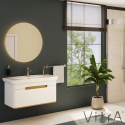 Vitra - Vitra Origin Sıvı Sabunluk Tutacağı, Fırçalı Nikel