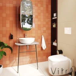 Vitra - Vitra Origin Sıvı Sabunluk Tutacağı, Fırçalı Nikel