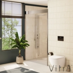 Vitra - Vitra Origin Tuvalet Fırçalığı (Duvardan), Fırçalı Nikel