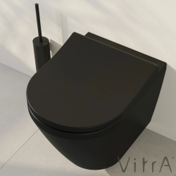 Vitra - Vitra Origin Tuvalet Fırçalığı (Duvardan), Mat Siyah