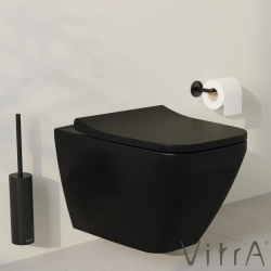 Vitra - Vitra Origin Tuvalet Fırçalığı (Duvardan), Mat Siyah