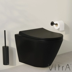 Vitra - Vitra Origin Tuvalet Fırçalığı (Duvardan), Mat Siyah