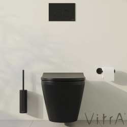 Vitra - Vitra Origin Tuvalet Fırçalığı (Duvardan), Mat Siyah