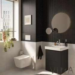 Vitra - Vitra Origin Makyaj Aynası 3x Büyüteçli, Krom