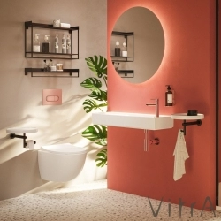 Vitra - Vitra Origin Classic Lavabo Sifonu Alt Grubu (T Tipi) Soft Bakır