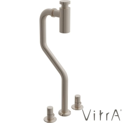 VitrA - VitrA Origin Monoblok Lavabo Sifonu, Fırçalı Nikel