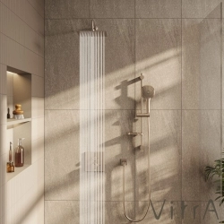 Vitra - Vitra Origin Duvardan Dirsek (Uzun), Fırçalı Nikel