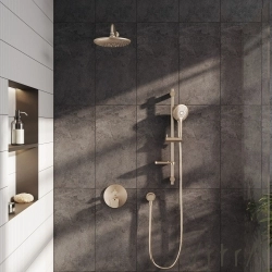 Vitra - Vitra Origin Duvardan Dirsek (Uzun), Fırçalı Nikel